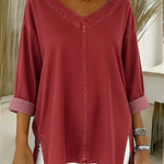 Jessica™ | Relaxed V-Neck Top