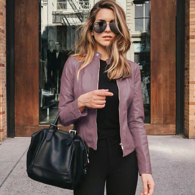 ESTHER™ | Leather Jacket