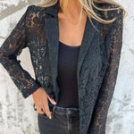Laura™ | Blazer with Lace Mesh