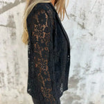 Laura™ | Blazer with Lace Mesh