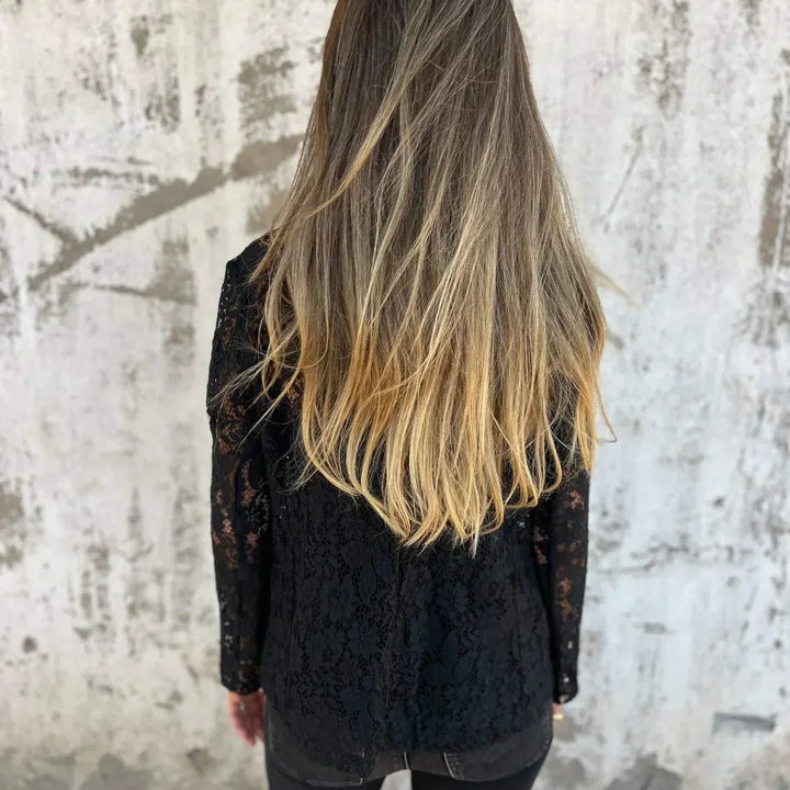 Laura™ | Blazer with Lace Mesh