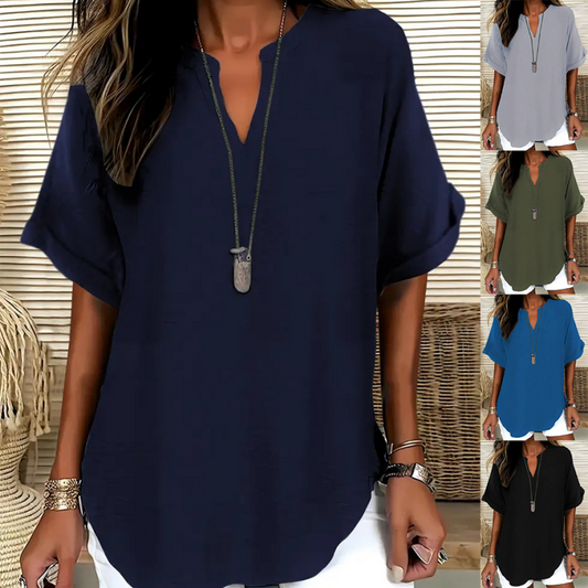 Jessica™ | Airy V-Neck Blouse