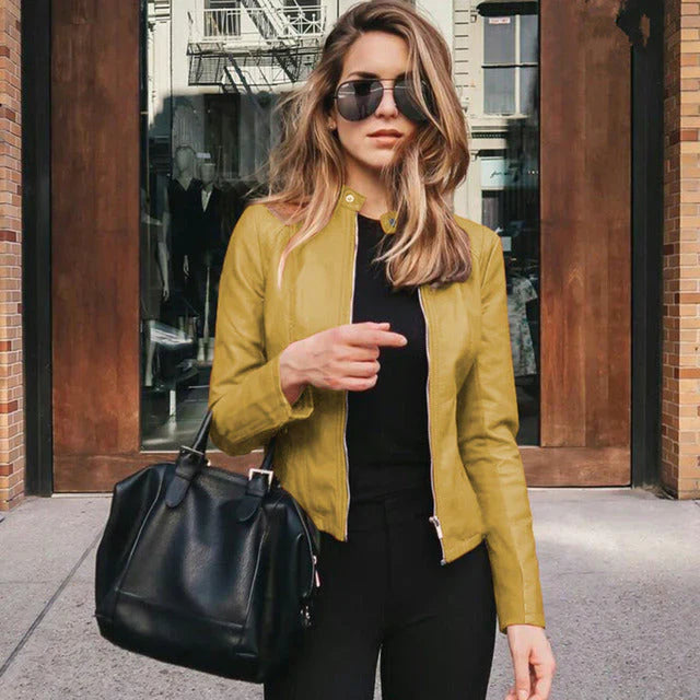 ESTHER™ | Leather Jacket